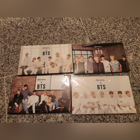 4 Pack Brand New BTS Mediheal PhotoCards! - Picture 1 of 1